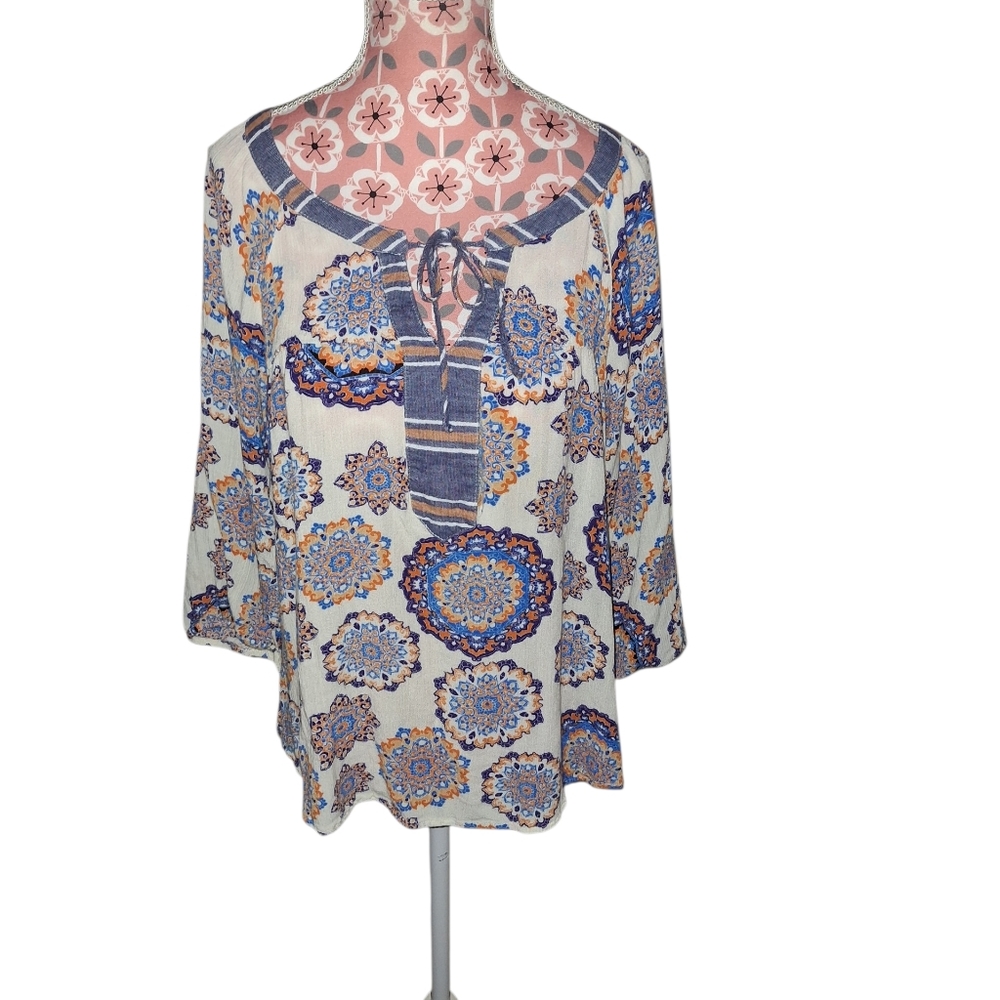 Figueroa & Flowers Boho Top